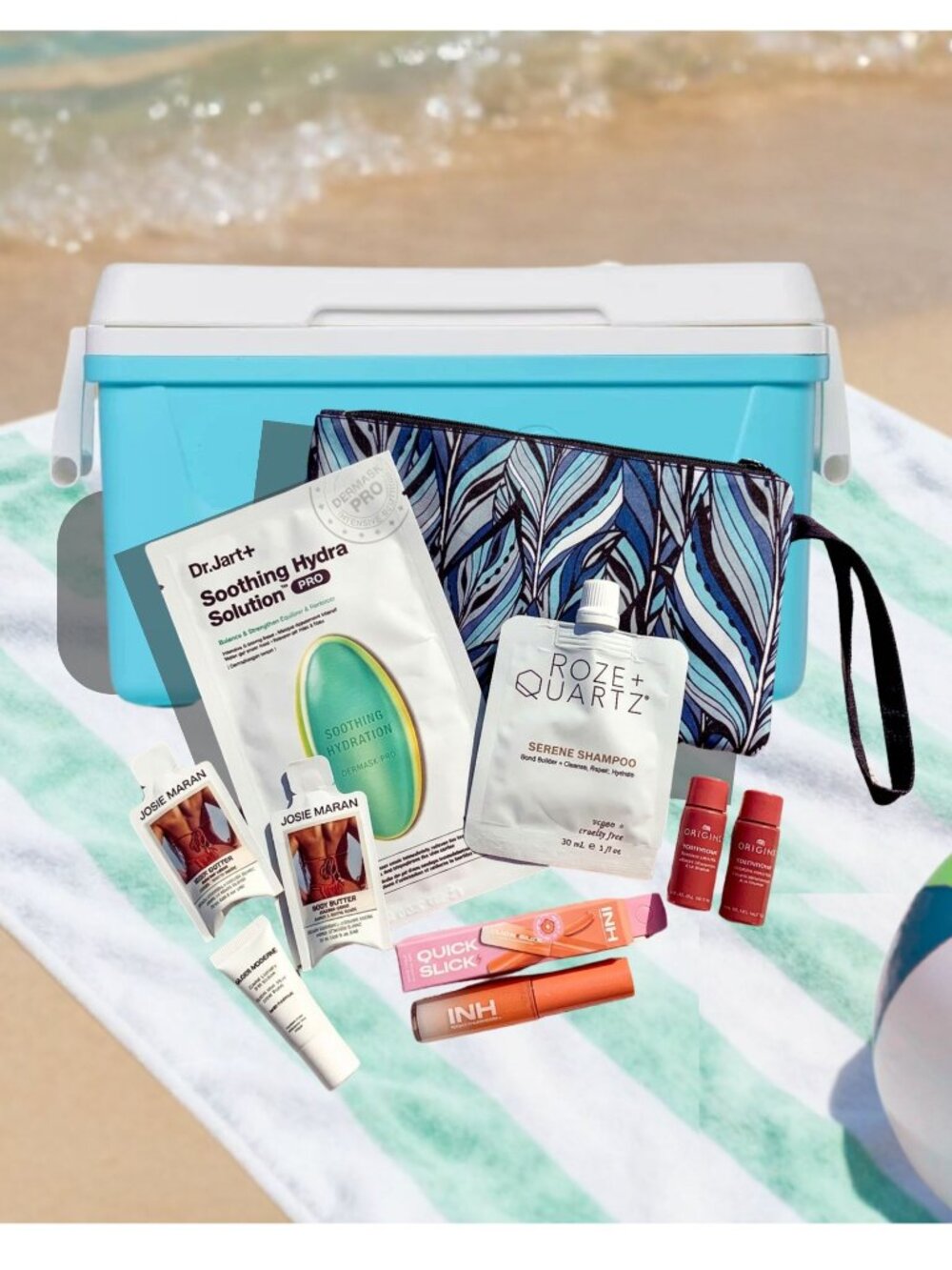 Summer Self Care Beauty Bundle Travel Hair Repair Skincare Weekend Kit